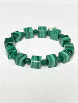 Malachite Square Rare Bracelet 12MM