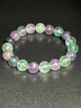 Green Aventurine and Purple Amethyst Bracelet