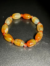 Mango Color Fluorite Bracelet