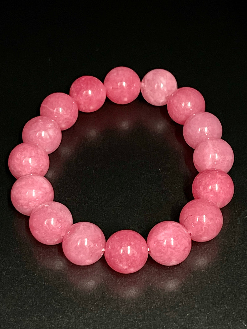 Fire Rose Quartz Bracelet 10MM