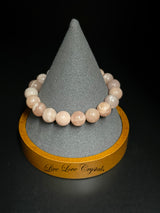 Peach Sunstone Bracelet