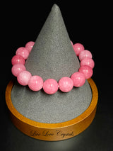 Fire Rose Quartz Bracelet 10MM