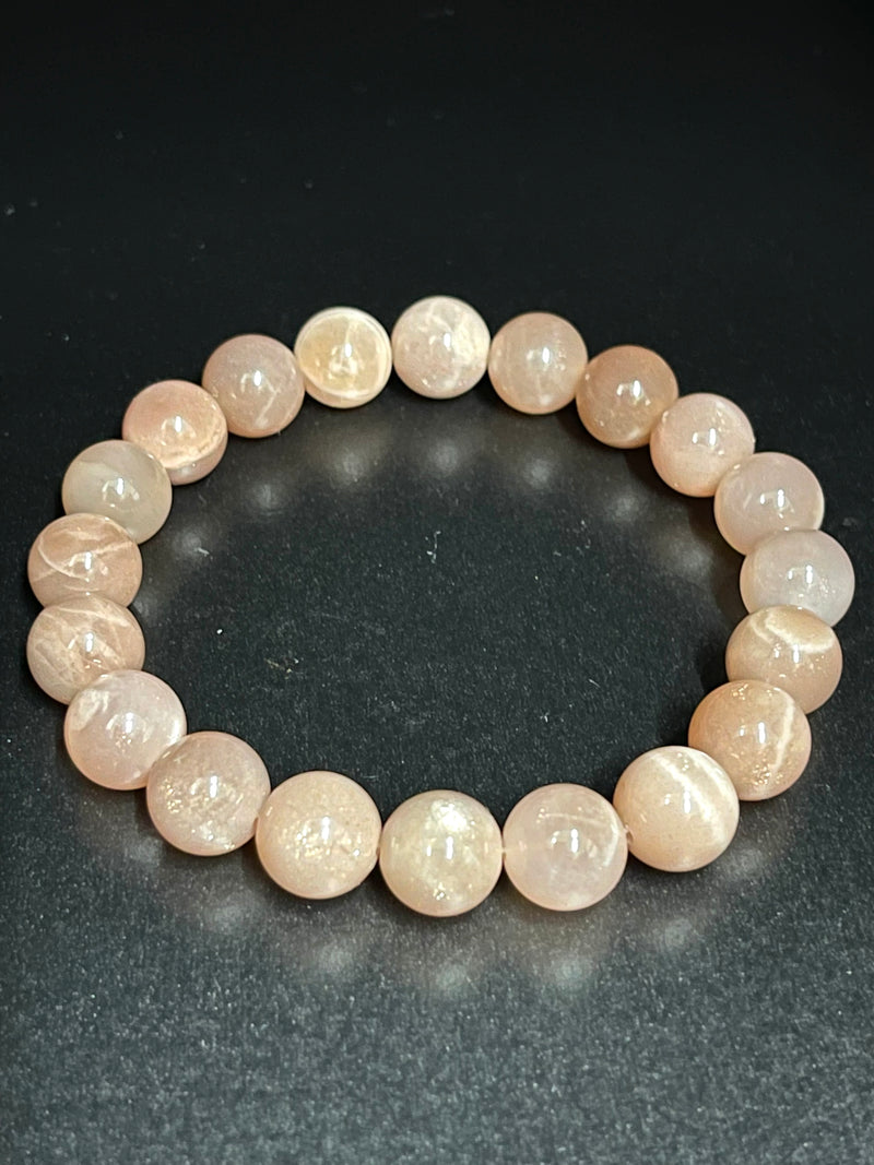 Peach Sunstone Bracelet